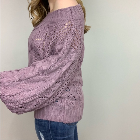 Cuddle Season Off The Shoulder Cable Knit Sweater - Picture 6 of 8